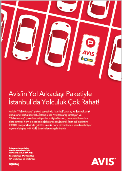 AVIS “YOL ARKADAŞI PAKETİ” İSTANBUL’DA PARK DERDİNİ HAFİFLETİYOR