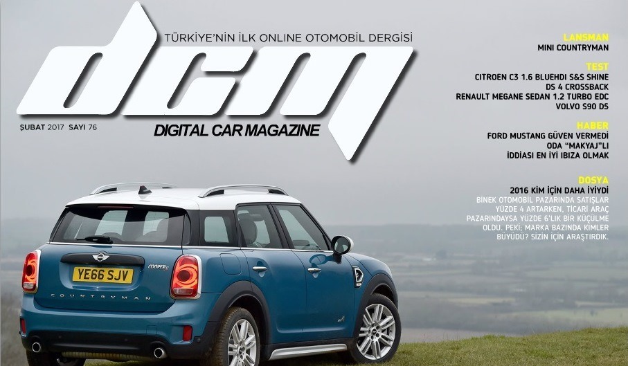 DIGITAL CAR MAGAZINE ŞUBAT 2017 SAYISI YAYINDA!