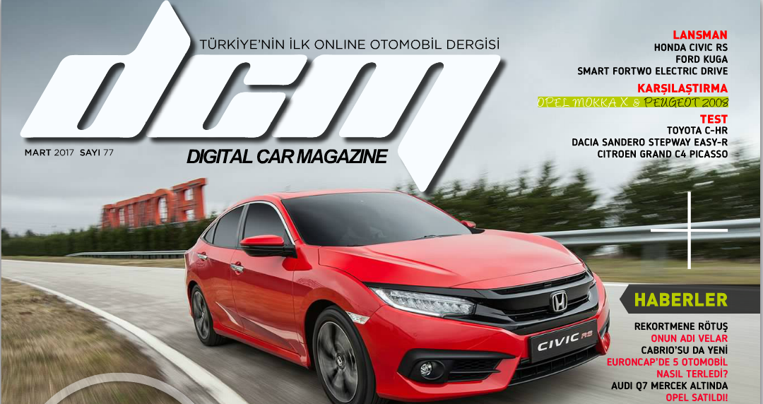 DIGITAL CAR MAGAZINE MART 2017 SAYISI YAYINDA!