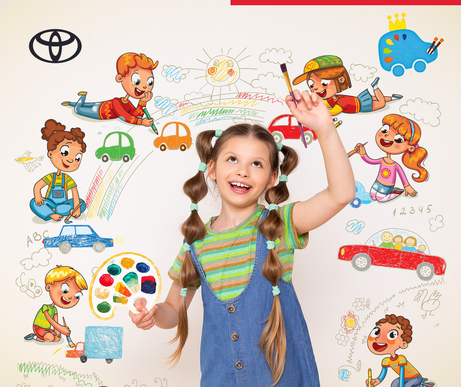 TOYOTA ÇOCUKLARIN HAYALLERİNDE BULUŞTURUYOR