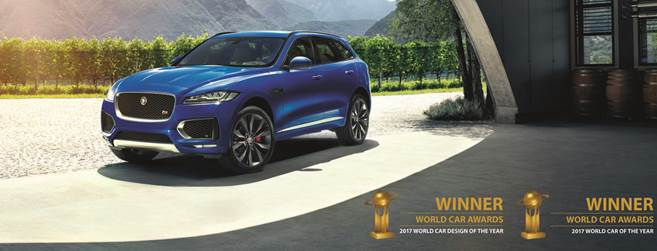 Jaguar F-Pace 2 ödül daha kazandı