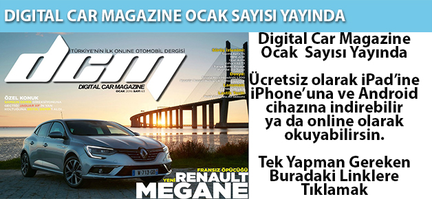 Digital Car Magazine Aralık Sayısı Yayında!